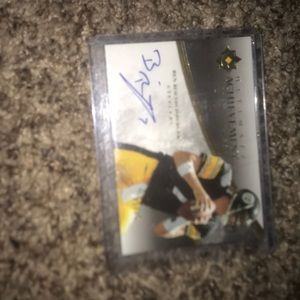 Signed Ben Roethlisberger card